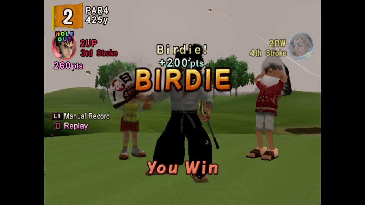 Everybody's Golf (PS2) - VS. Shark (Hard)