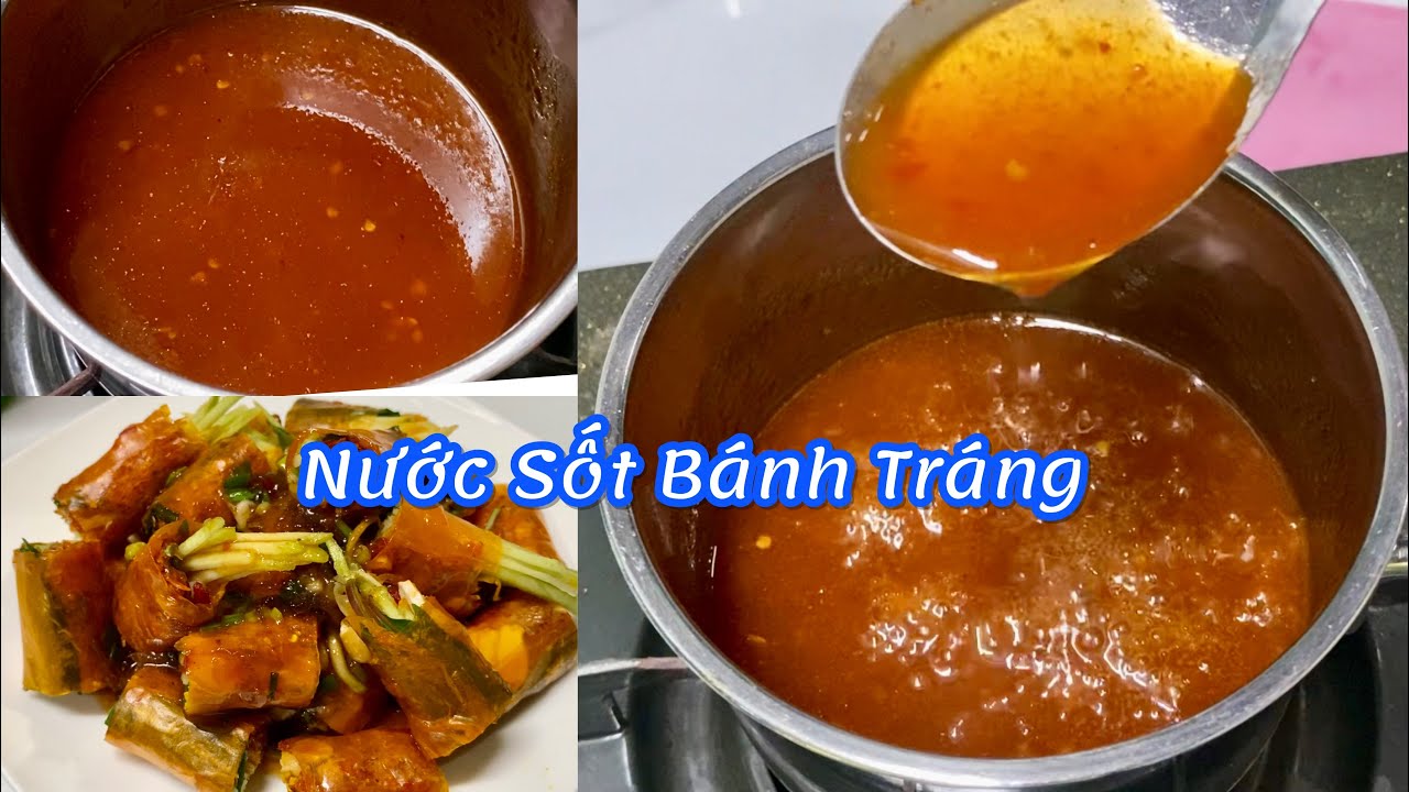 Cách làm NƯỚC SỐT ME ăn bánh tráng chấm bánh tráng cuốn