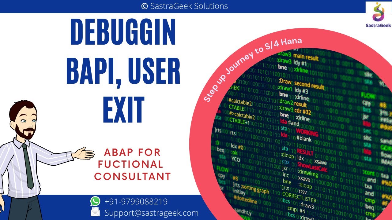 Debuggin BAPI, User Exit