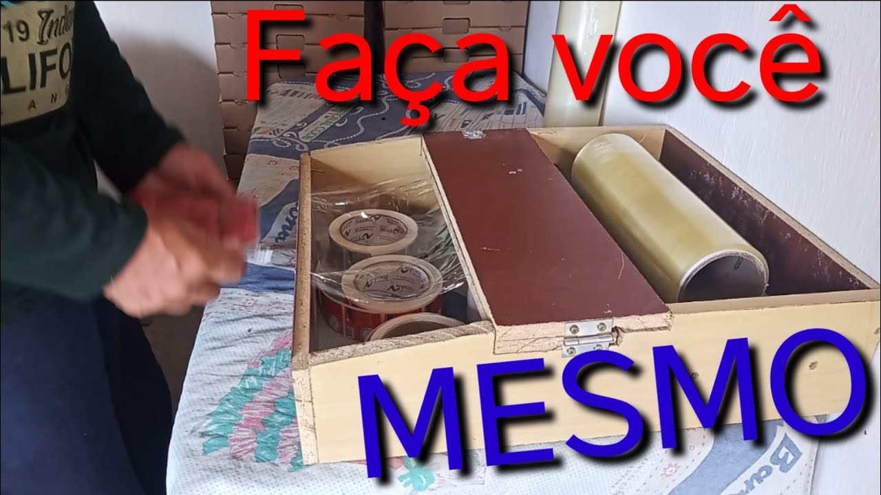 Como fazer uma EMBALADORA de filme PVC caseira muito TOP