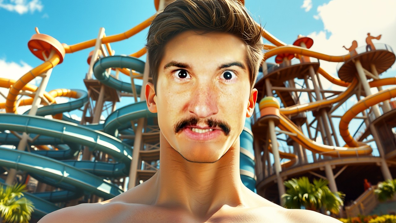 I SLIDED DOWN THE TALLEST SLIDE IN THE WORLD!? | WATERPARK SIMULATOR #11