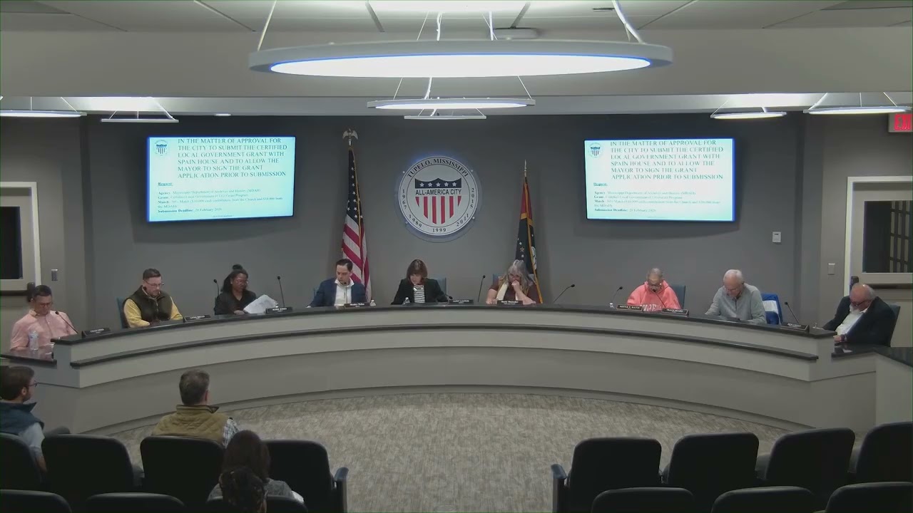 Tupelo City Council  //  2-17-2025