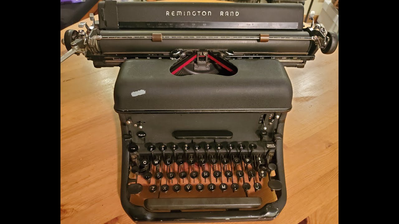 Cleaning Up an Almost 80 Year Old Remington Rand KMC Typewriter