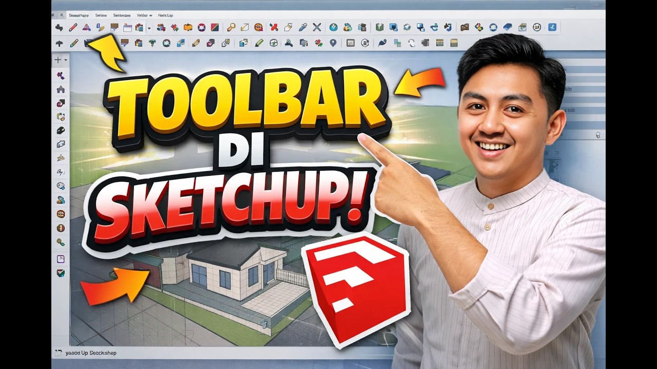 PENGENALAN TOOLBAR SKETCHUP - KEBAS SKETCHUP (KELAS BASIC)
