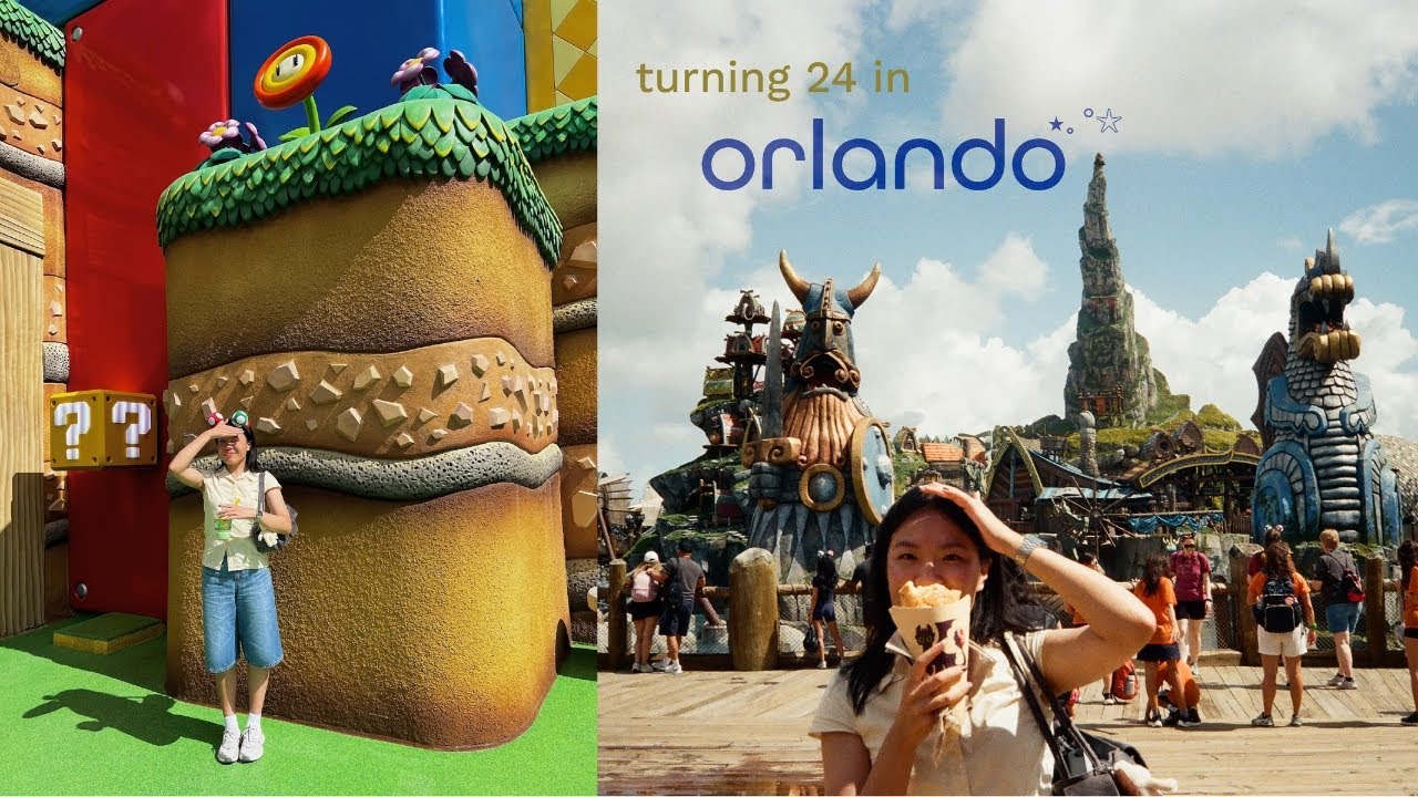 turning 24 in orlando | a rainy weekend at universal studios 🍄