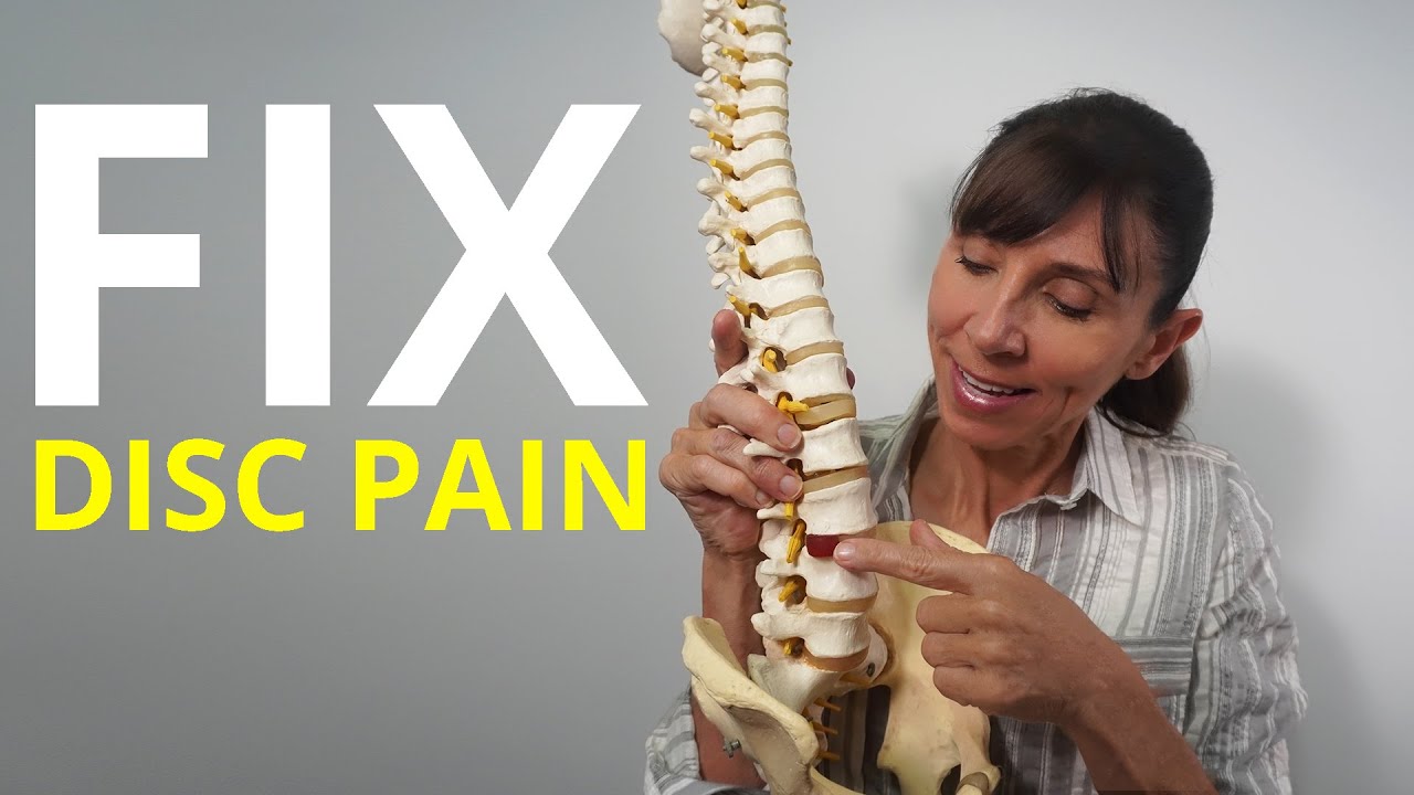 FIX Lumbar Disc Pain and HEAL Your Disc Fast - 5 TOP PHYSIO Treatment TIPS!