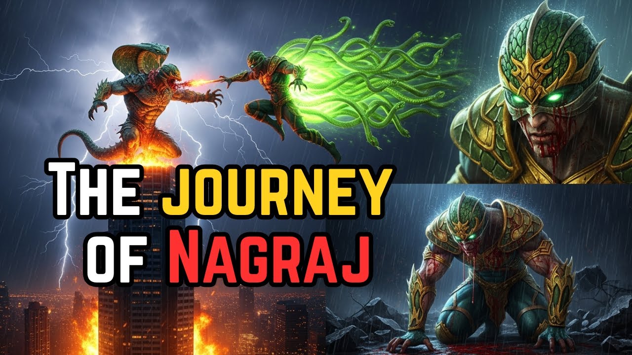 The journey of Nagraj | Nagraj full story in English| Superhero from India| Raj Comics universe|