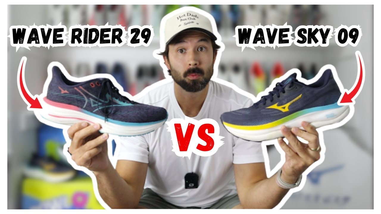 Mizuno Wave Sky 09 против Wave Rider 29