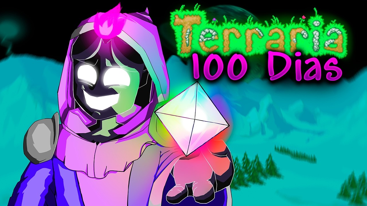 Pasé 100 DÍAS como MAGO en TERRARIA