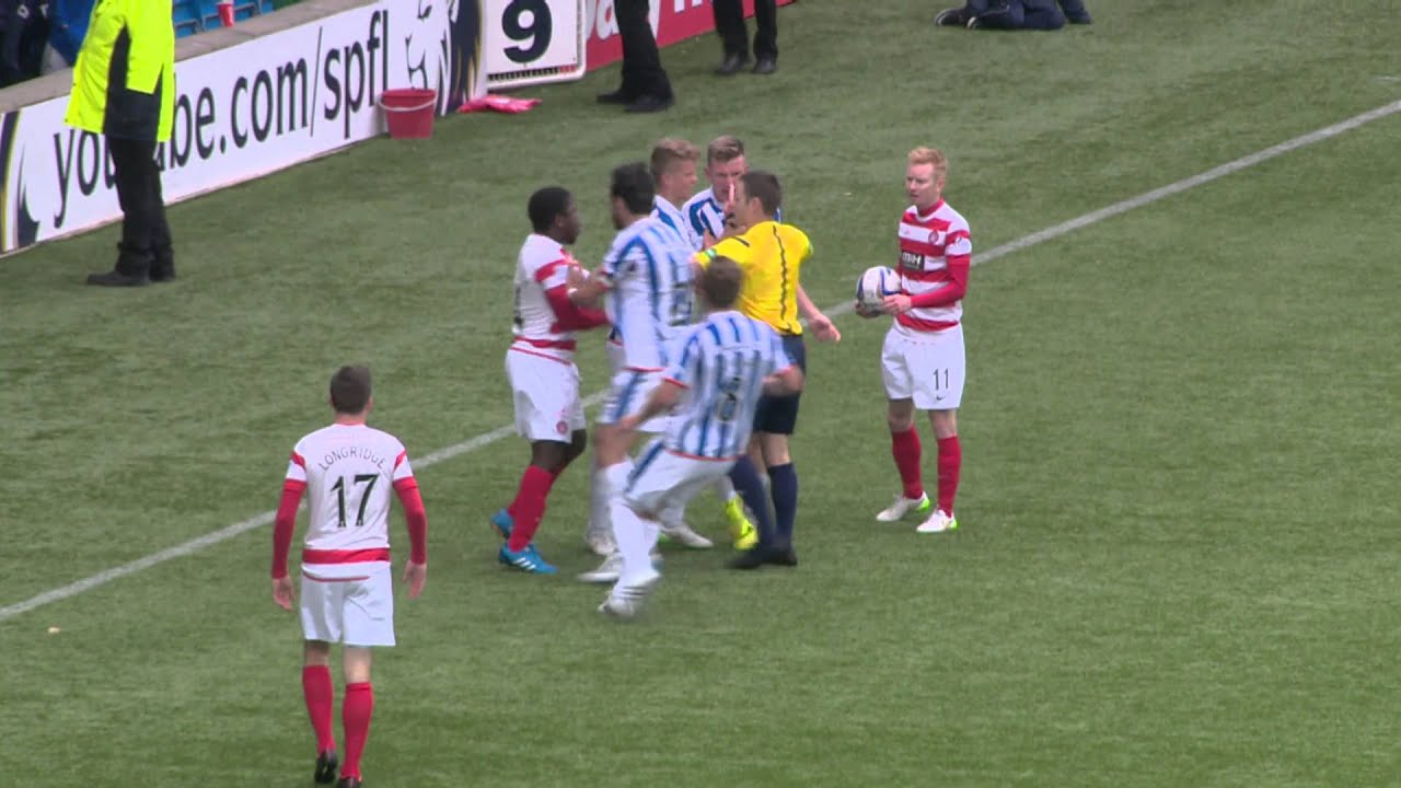 Watch as tensions fray in Rugby Park bust up!
