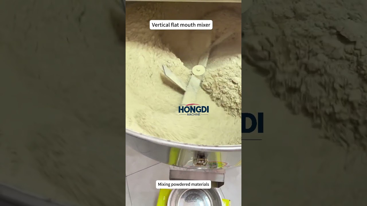 New large flat mouth powder mixer #machine