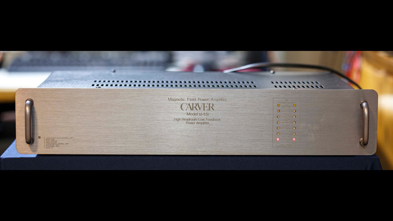 A Tale of Two Carver M-1.5t amps: Vintage Audio Review Episode #128