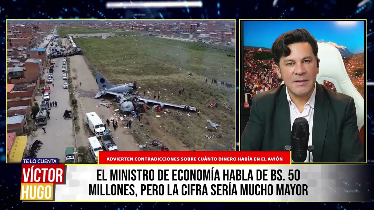 CIFRAS CONTRADICTORIAS SOBRE EL DINERO DEL AVIÓN SINIESTRADO EN EL ALTO