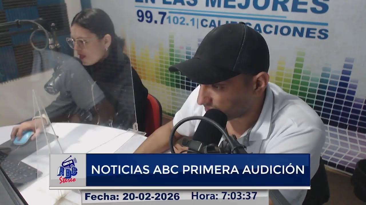 #EnVivo | Noticias ABC Primera Audición | Viernes 20 de Febrero 2026