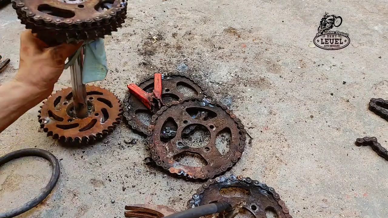 How to make sprocket dumbbells