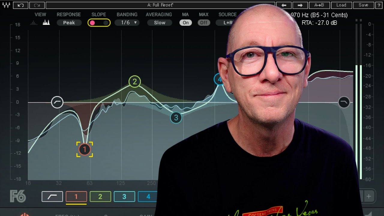 Processing Voice Over Captured On The Sennheiser MKH416 With The F6 EQ By Waves