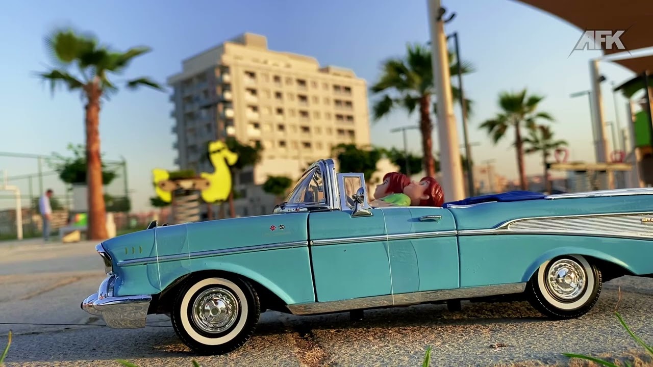 Romantic Evening with a 1/18 scale - '57 Bel Air.