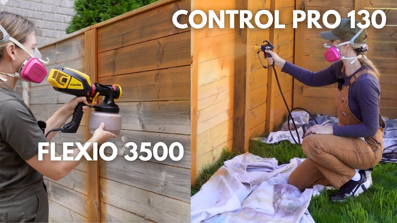 DIY Fence Staining & Sealing: Wagner Pro 130 vs. Wagner Flexio 3500