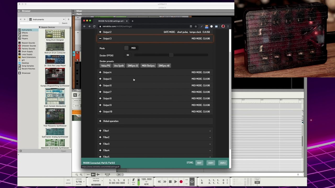 RK-006 Advanced tricks: Gate Mode, Filtering and Clock Processing