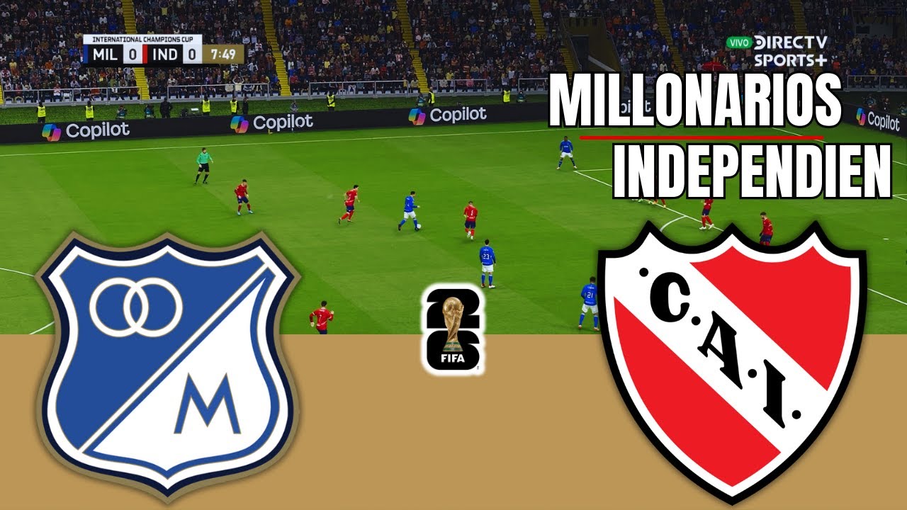 MILLONARIOS vs CA INDEPENDIENTE CLUB FRIENDLY GAMES 2026 Full Match Simulation/Prediction PES 26