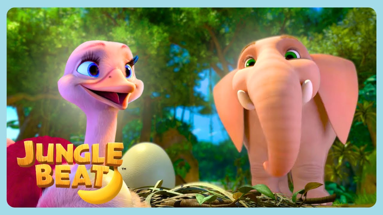 🥚O OVO! 🥚 | Jungle Beat | Desenho Animado do Macaco & Trunk 2024 | WildBrain Para os Pequeninos