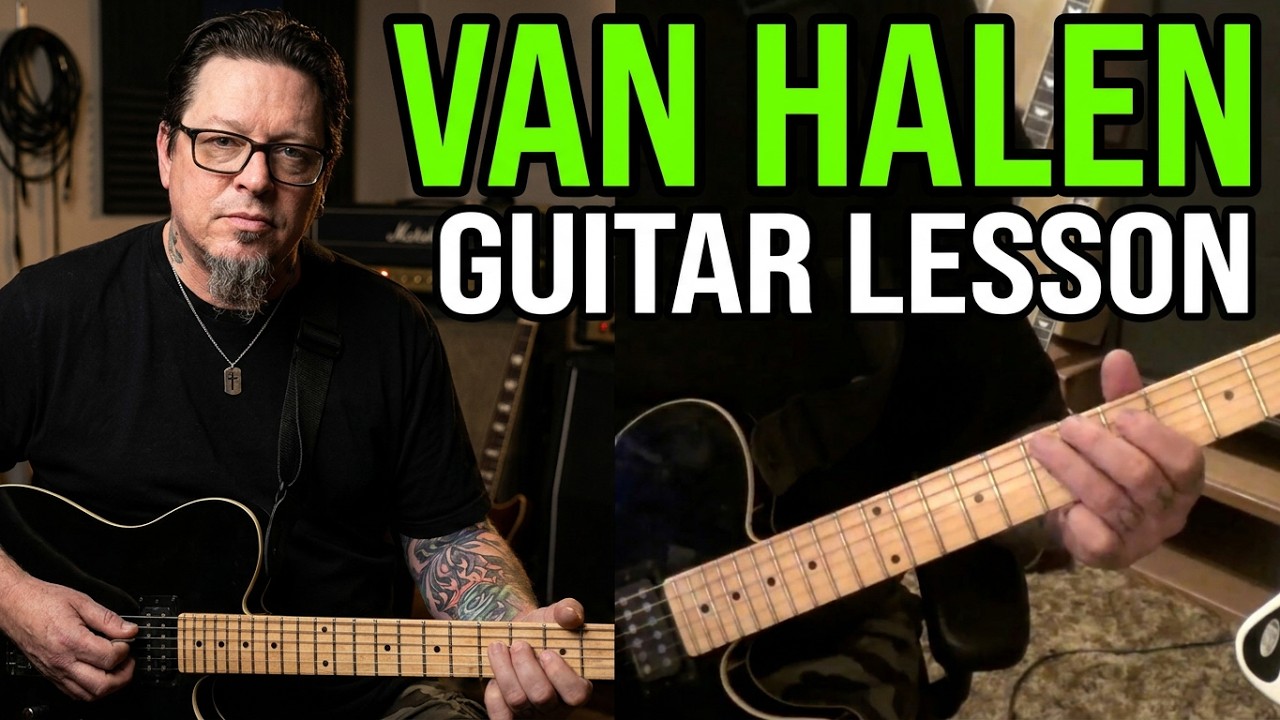 Van Halen - Outta Love Again - Guitar Lesson by Mike Gross How to play - Tutorial