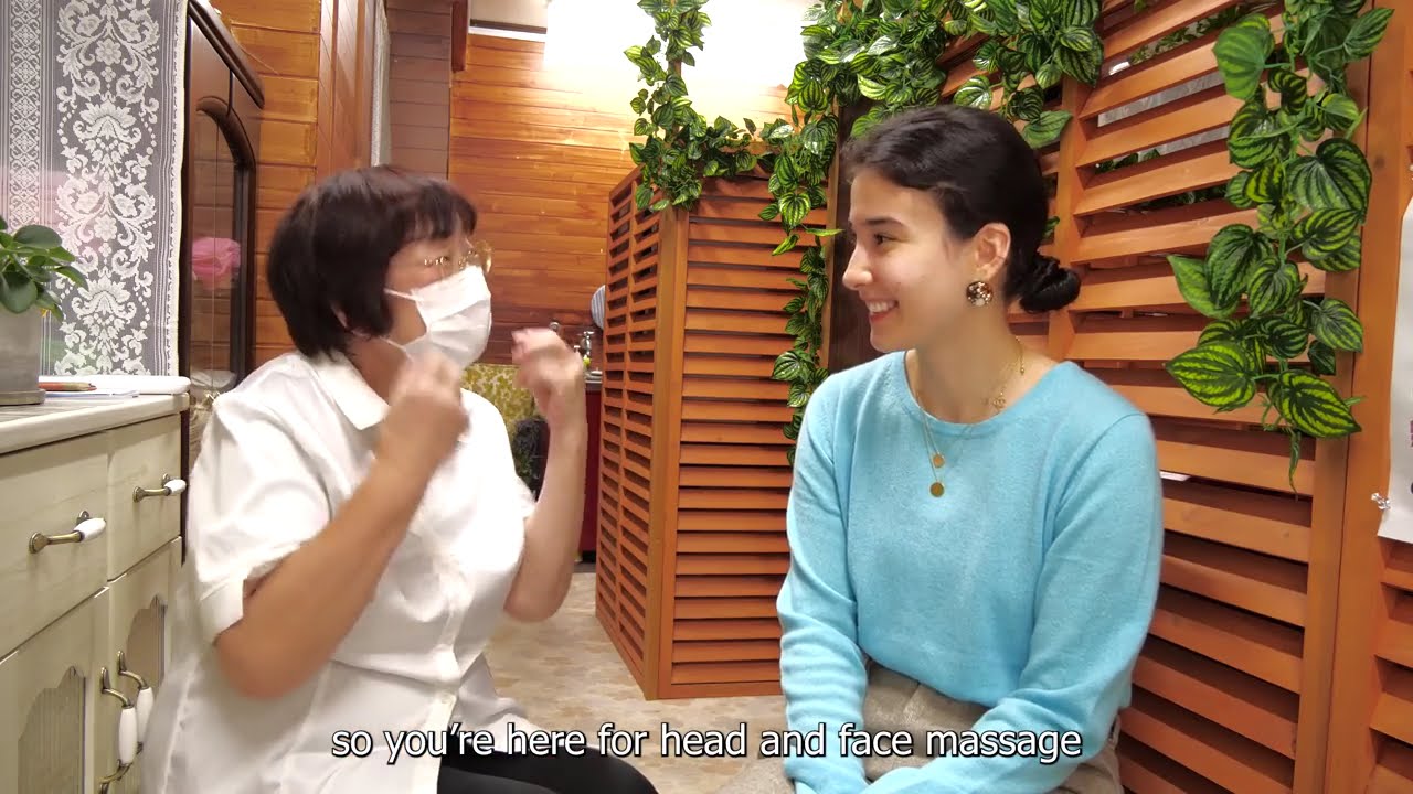 74 years old Esthetician treated w/ the BEST SCALP massage (Soft Spoken ASMR)
