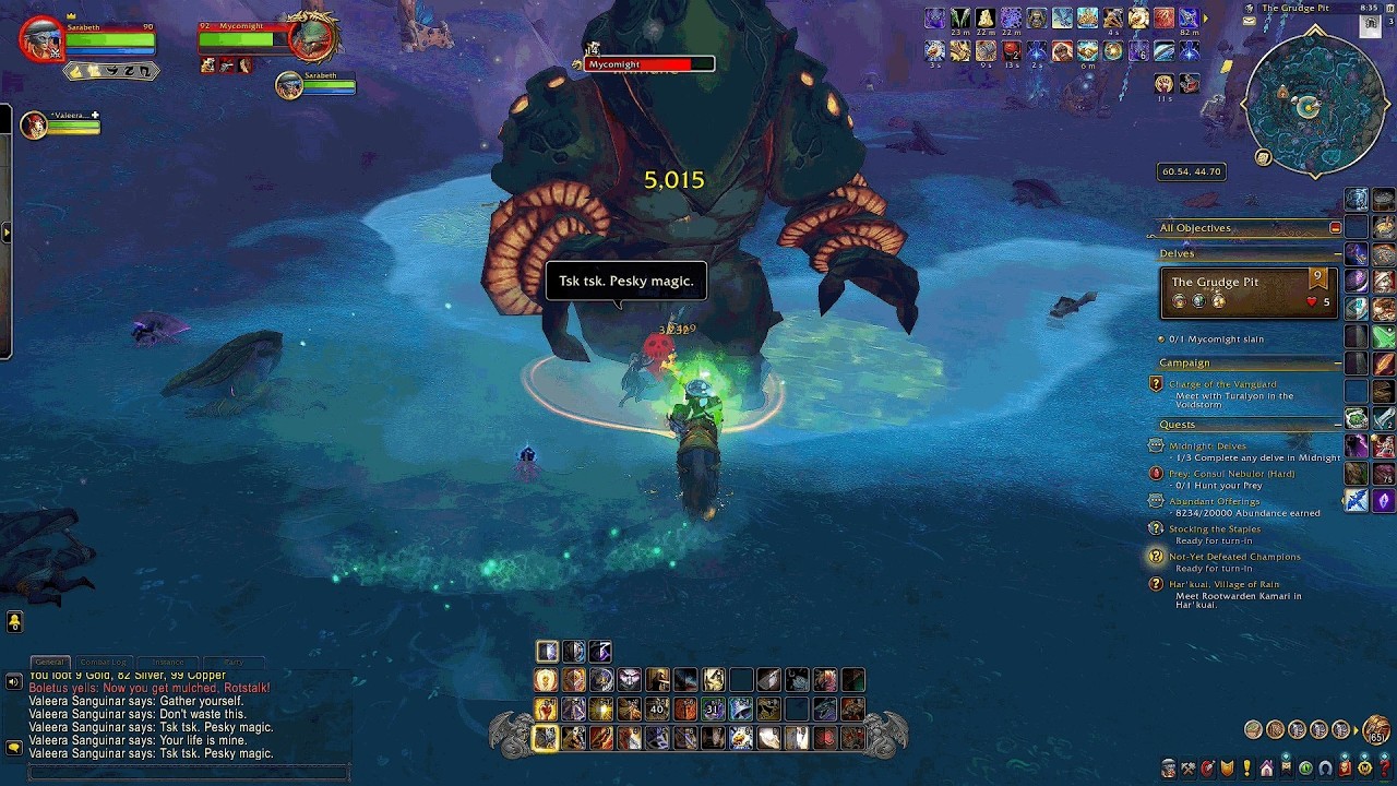 World of Warcraft Midnight Season 1 - The Grudge Pit Bountiful Delve Tier 9