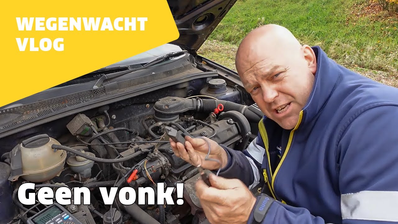 Volkswagen Golf 3 met kapotte bobine | Wegenwacht vlog