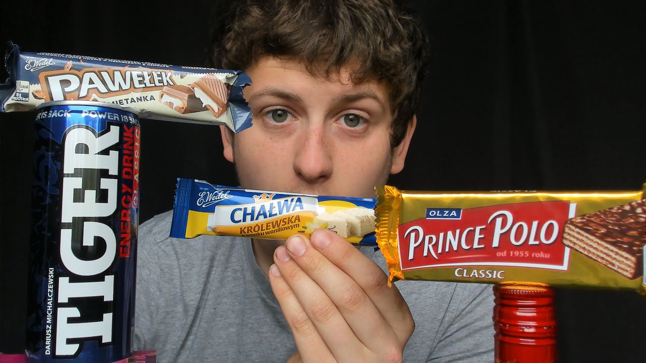 I tried unknown foreign food 😱 ( ASMR )