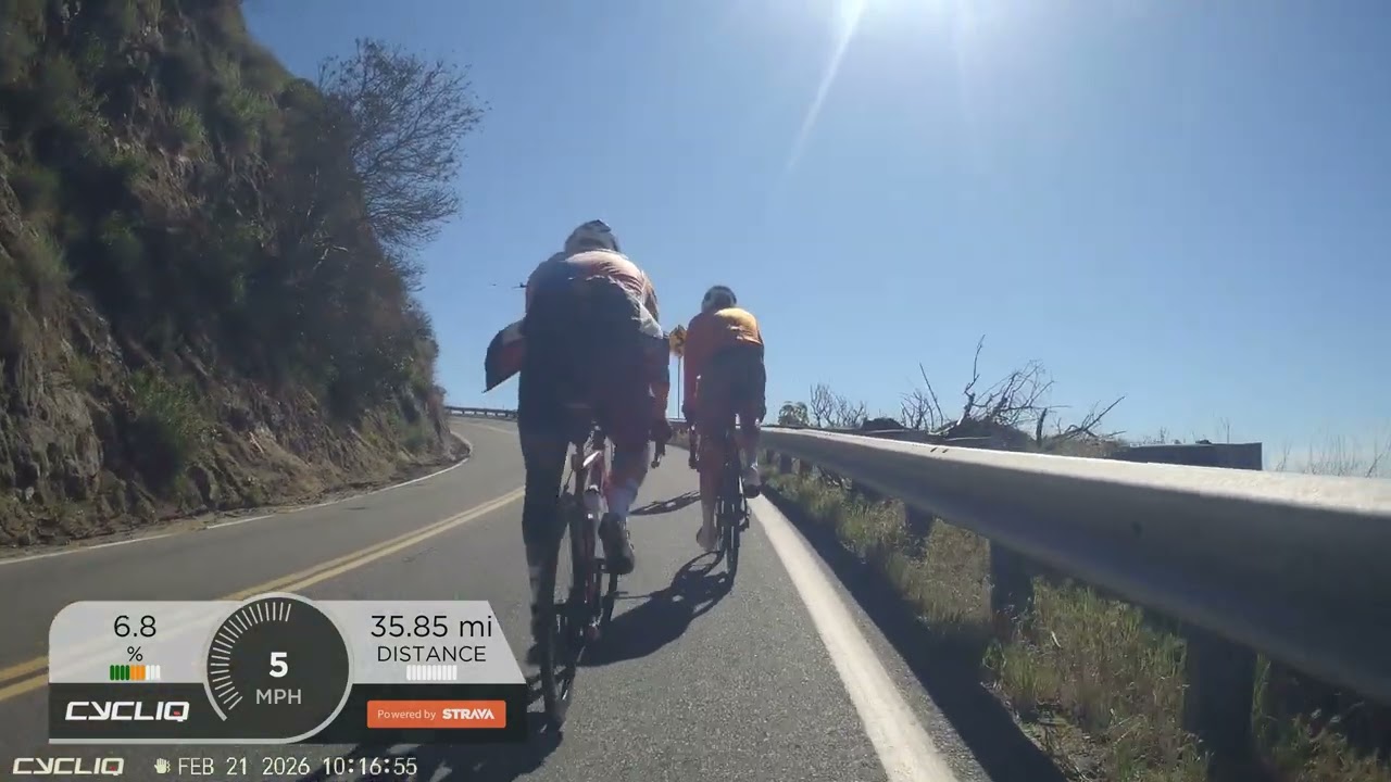 02.21.2026 (Part 2) Chantry Flat climb - Santa Anita Canyon Ave