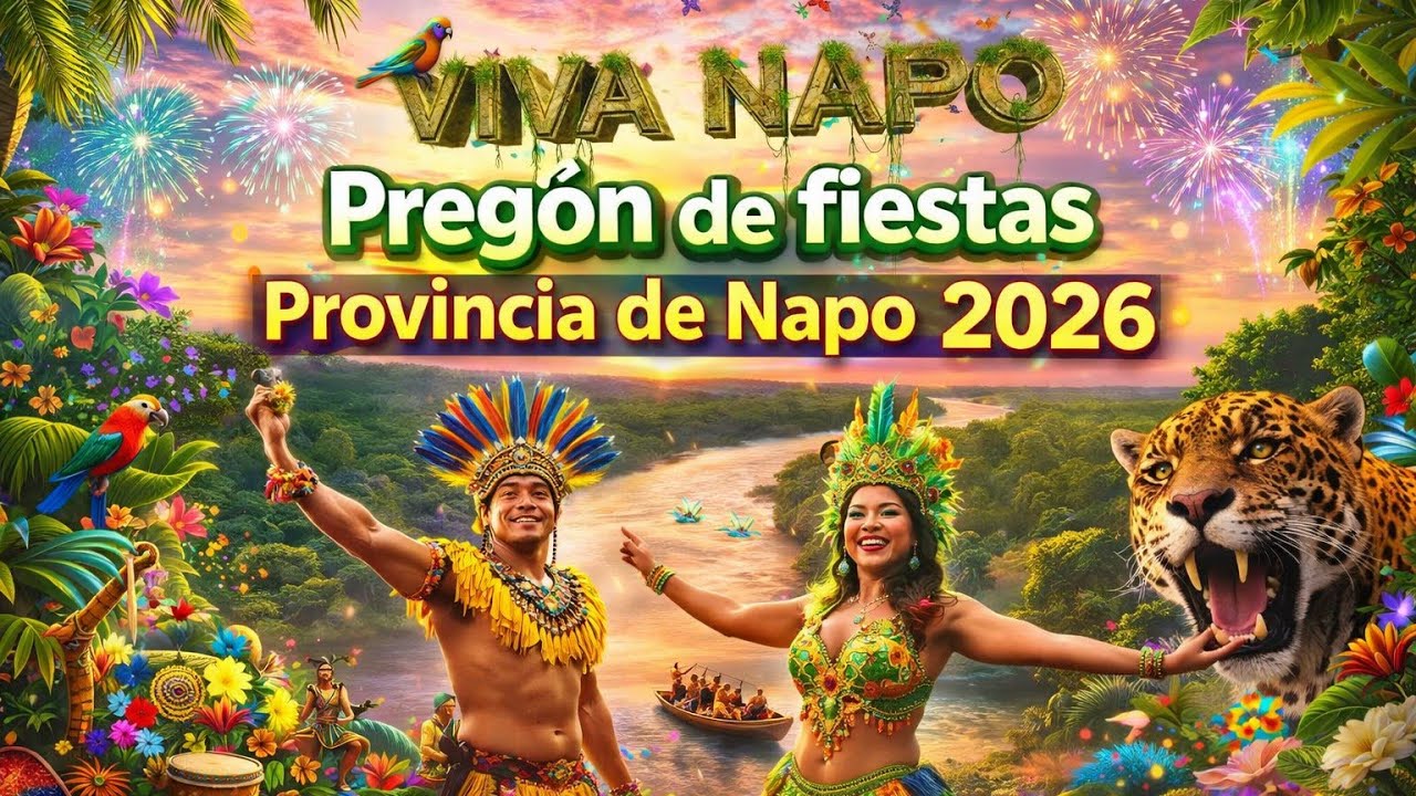 PREGON DE FIESTAS PROVINCIA DE NAPO 2026