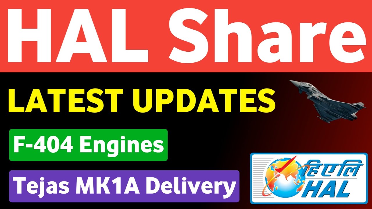 HAL Share Latest News Today 🔥 Tejas MK1A Delivery 🔴 F404 Engines