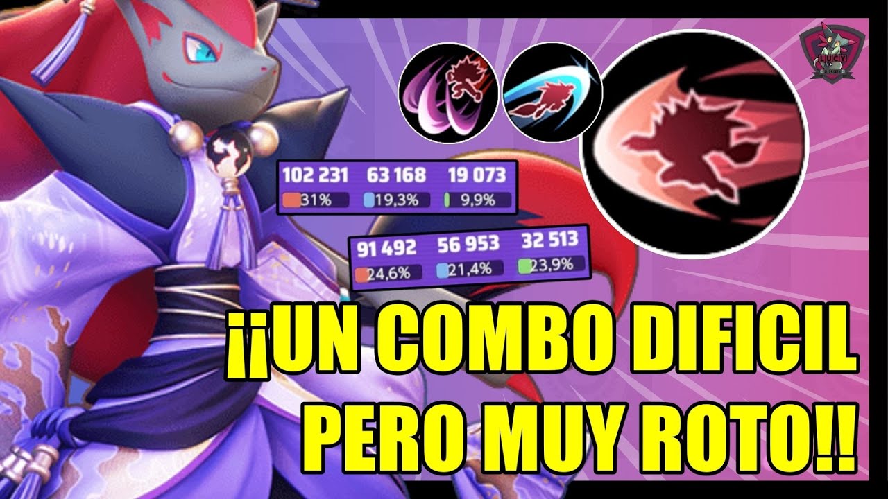 ZOROARK CON ESTE COMBO ES DIOS😱MEJORES OBJETOS Y MEDALLAS⭐BUILD ZOROARK POKEMON UNITE