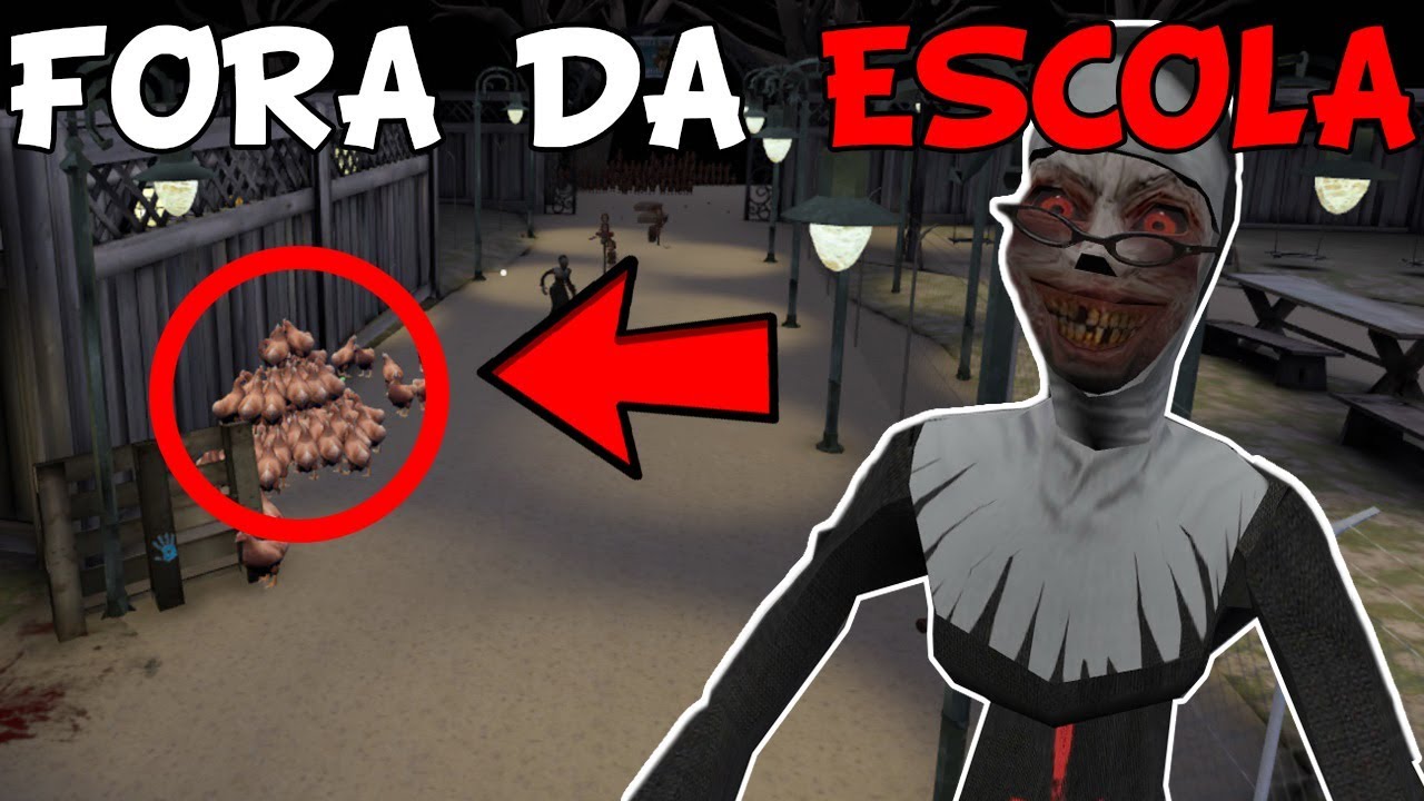 SAINDO PARA O LADO DE FORA DA ESCOLA DA FREIRA! - Evil Nun - 1.1.8 - (JOGO TERROR ESTILO GRANNY)