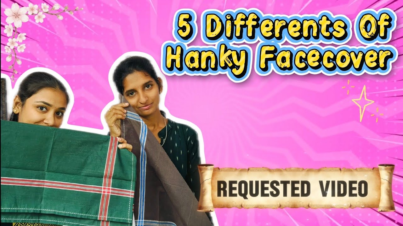 5 Different Ways to Use Hanky as Face Cover😎🔥| Summer Hack||GoandaGlow