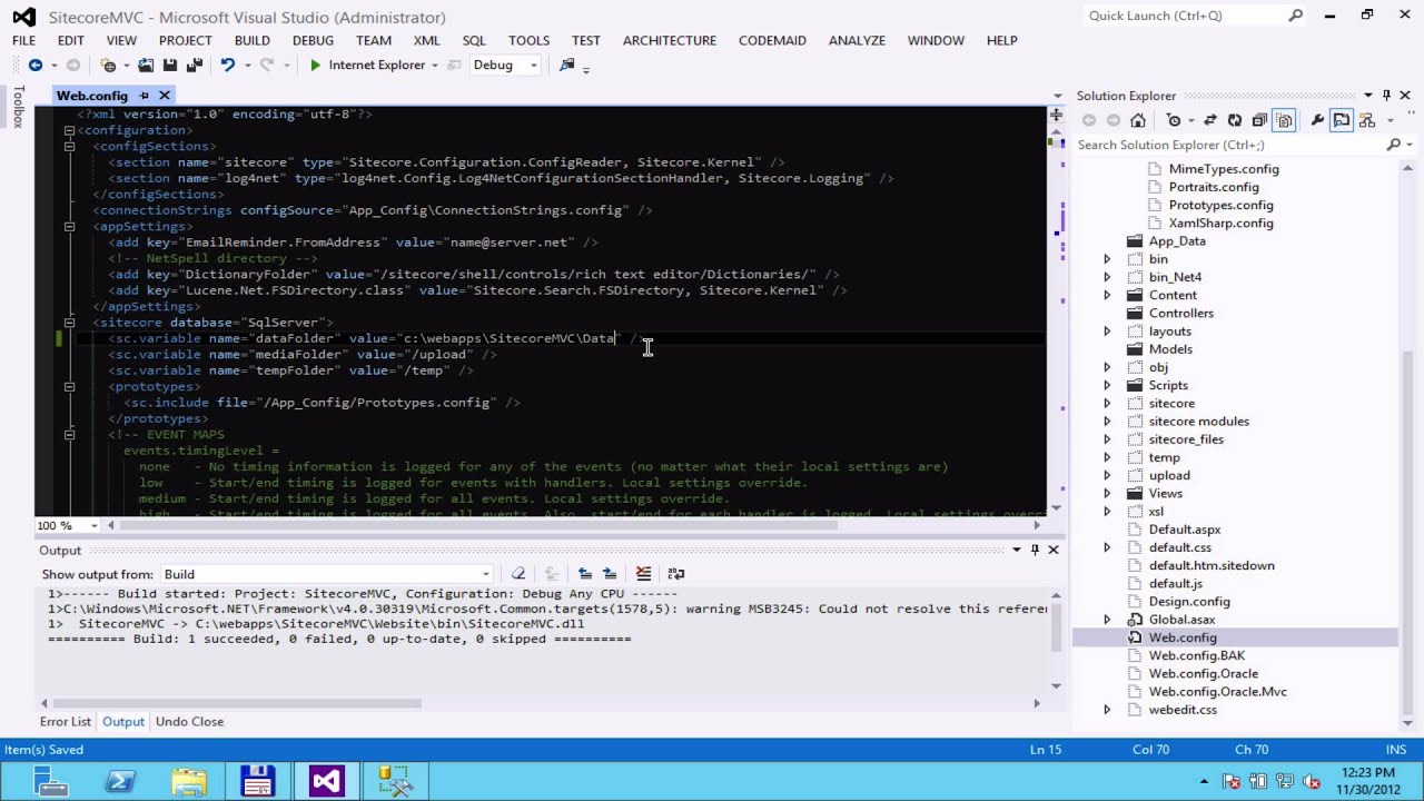 Sitecore MVC Installation and Setup