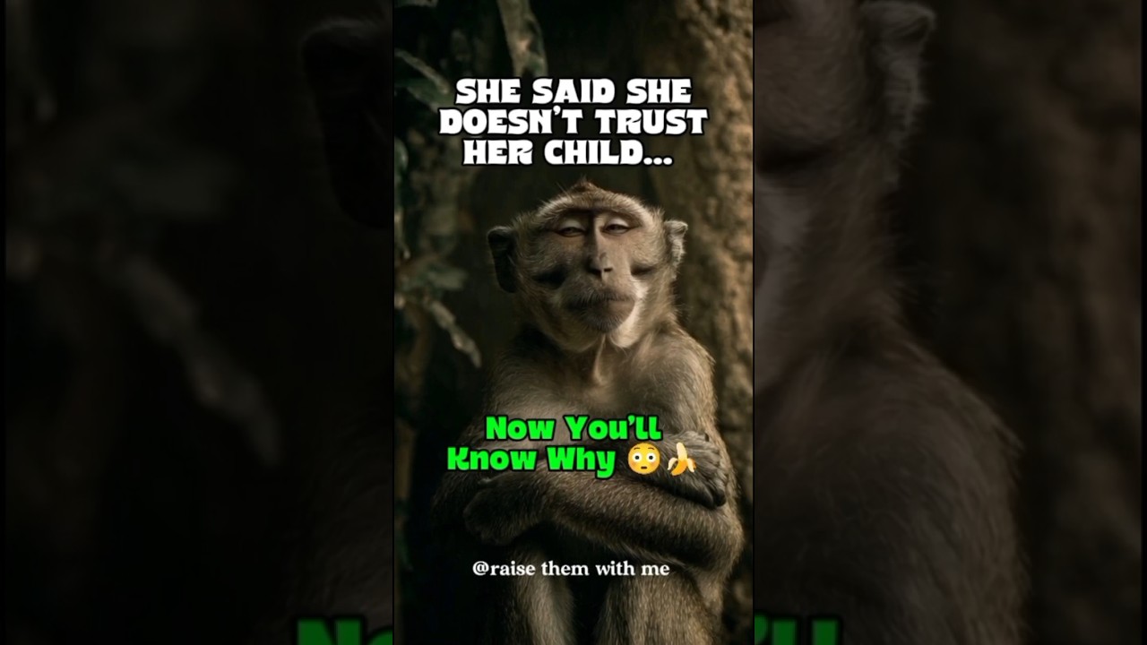 The Monkey&rsquo;s Regret: When Innocence Became Trouble 🍌😅#lifelesson #parentingstories #facts