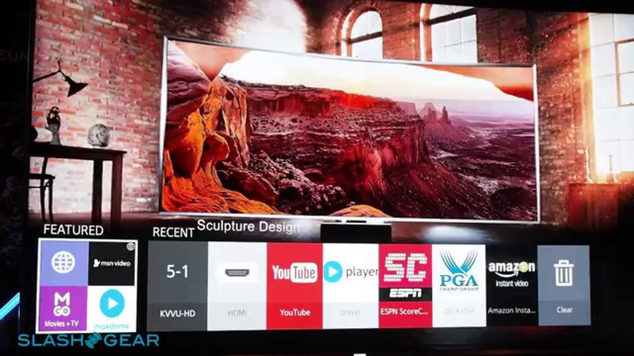 Samsung SUHD TV with Tizen Demo at CES 2015