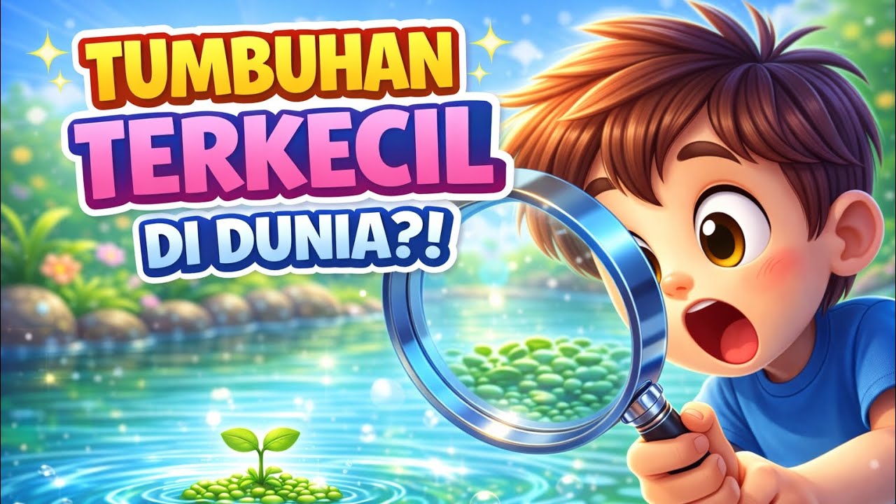 Tumbuhan Terkecil di Dunia?! 🌱 Kenalan Yuk dengan Wolffia!