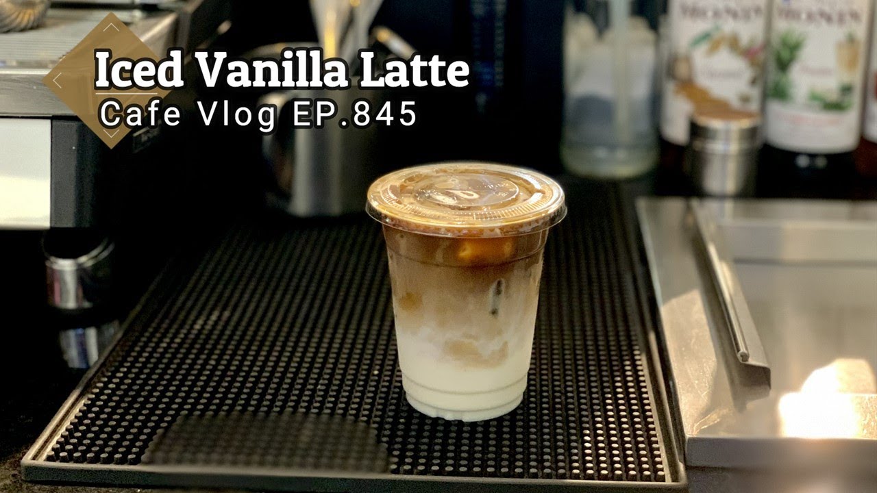 Kawiarnia Vlog EP.845 | Mrożona Waniliowa Latte | Kawa Waniliowa | Jak zrobić napoje kawowe