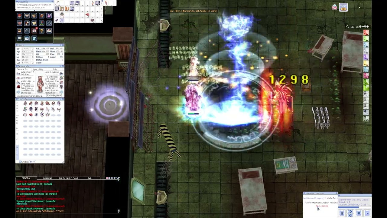 High Wizard - SOLO RAID Human Dungeon -  Ragnarok GGT Classic
