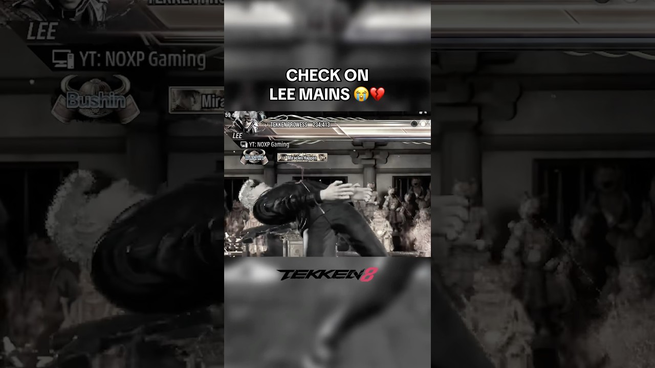 CHECK ON LEE MAINS 😭💔 [TEKKEN 8 | LEE COMBO] #tekken8 #tekken #fgc #gaming #shorts