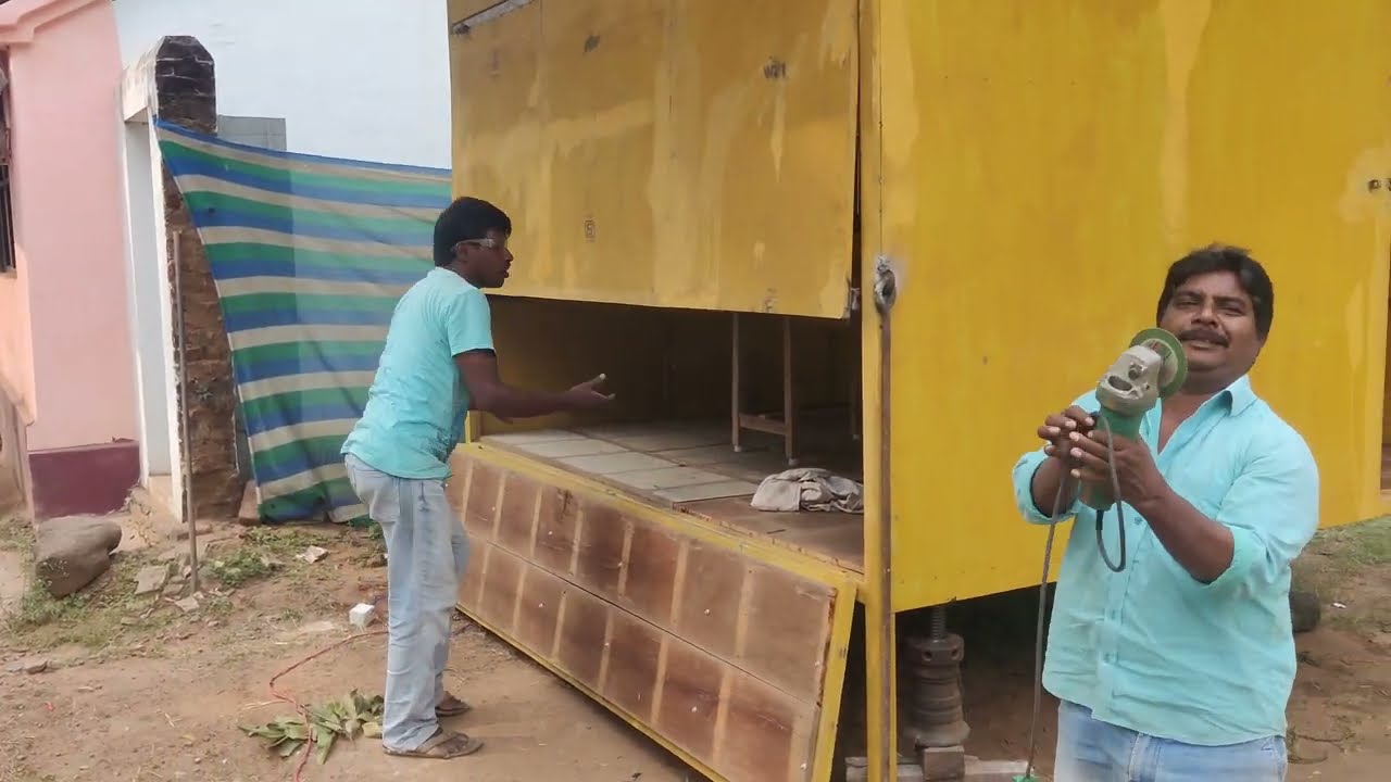 Making Small Grocery Shop with iron || Vishnu SAR