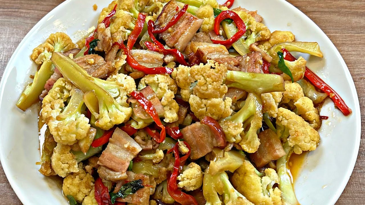 A melhor couve flor que você vai comer a moda oriental.