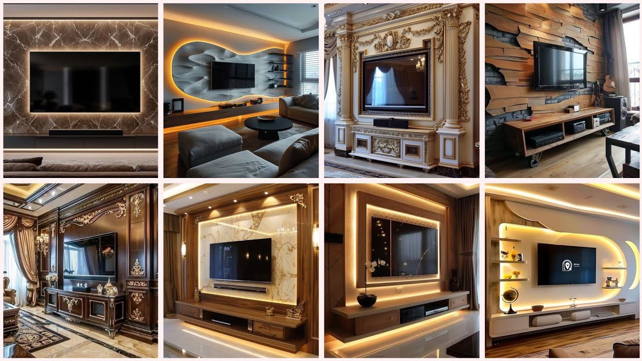+150 Stylish Modern TV Cabinet & Wall Unit Designs for Living Rooms 2025 | Home Interior Ideas