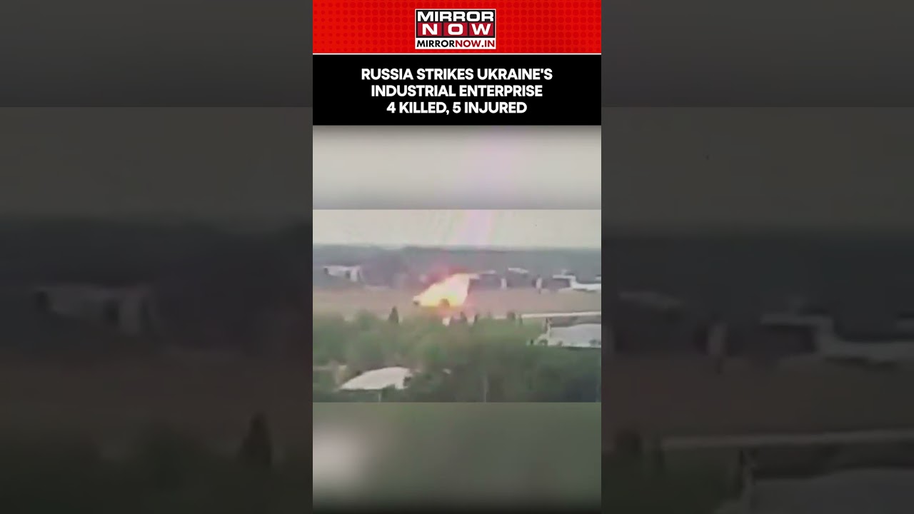 Russia Bombs Ukraine! 4 Killed, 5 Injured As Deadly Strikes Hit Dnipro Industrial Enterprise #shorts