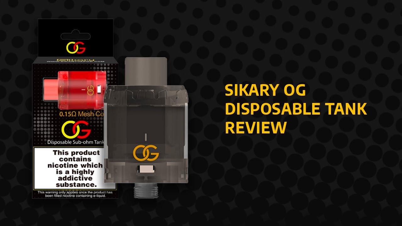 OG Disposable Tank by Sikary