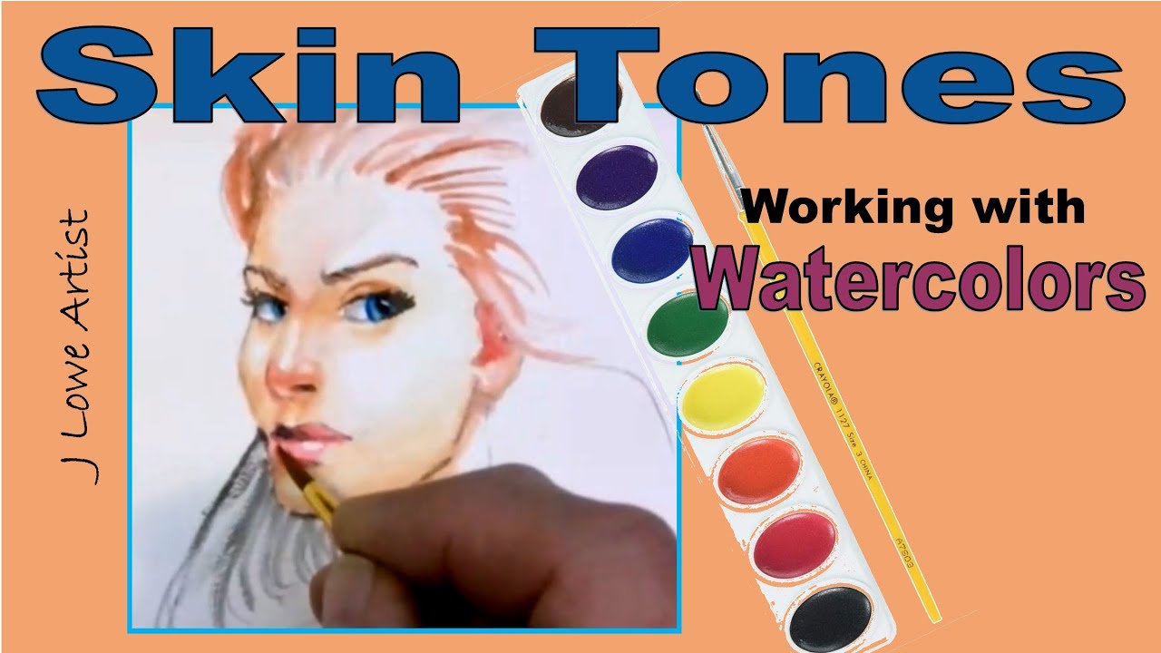 Painting Skin Tones with Watercolor Paint