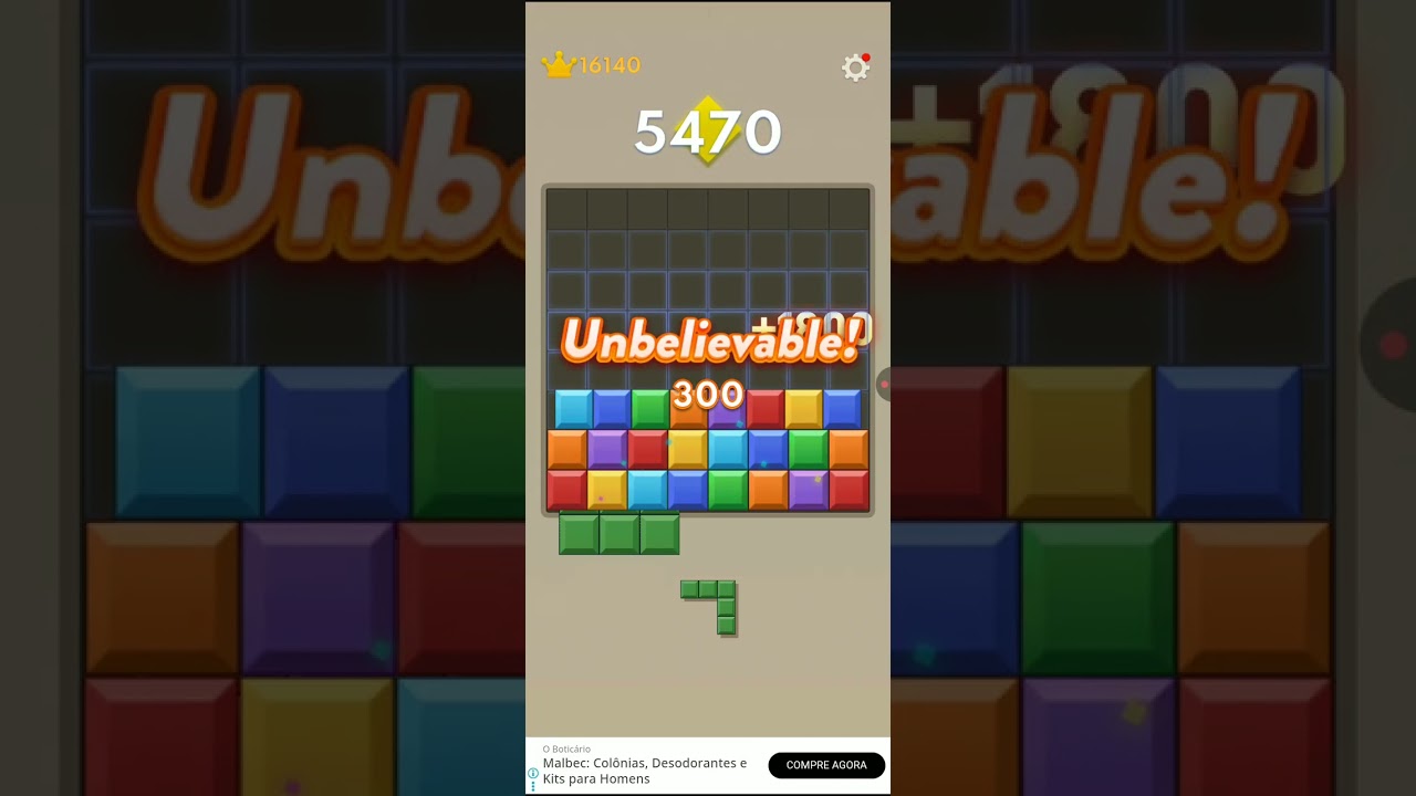 Jean joga #blockblast insano aventura e adrenalina 